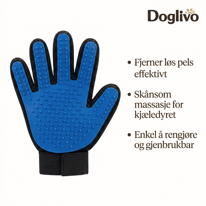 Doglivo™ Grooming Glove – Brush Away Loose Fur