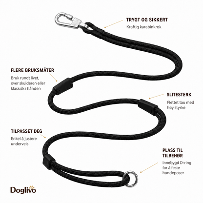 Doglivo™ Hands-Free Leash – Free Hands, Full Control