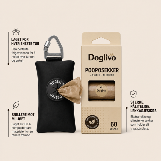 4 Rolls of Dog Poop Bags (60 Bags) – Refills for the Bag Holder