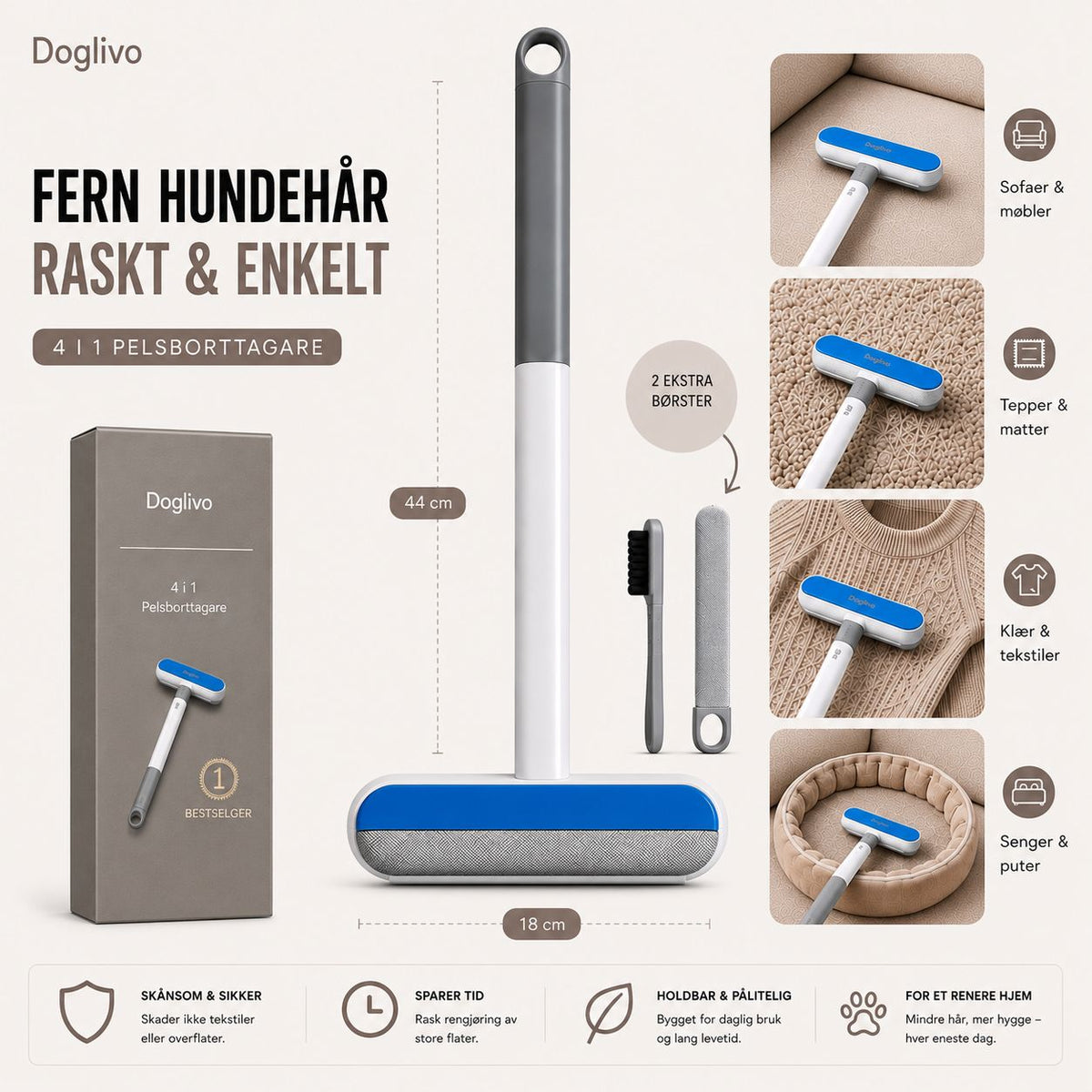Universal Pet Hair Remover – Removes Fur in Seconds